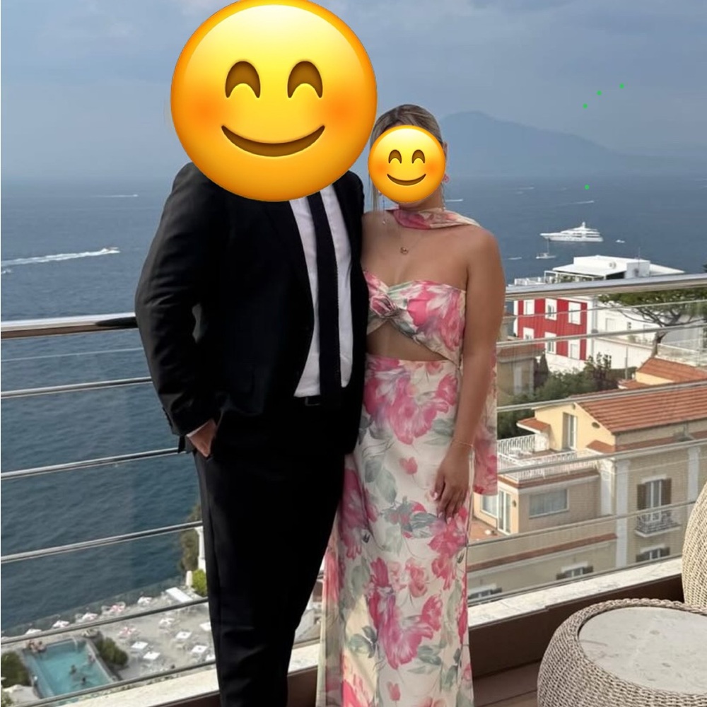 Floral Strapless Maxi Dress - Picture 3 of 3